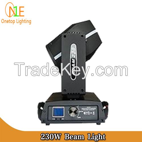 Factory price 230w sharpy 7r beam moving head light Onetop Lighting