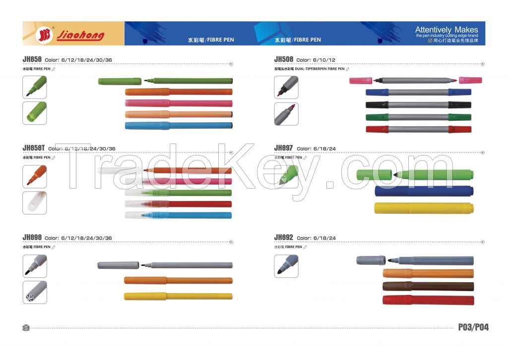 fibre pen,dual-tipfiberpen,fineliner,CD marker,correction marker,aluminium barrel marker,permanent marker,dual-tip marker,highlighter,ballpoint pen