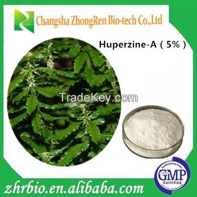 100% Pure Natural GMP Certificate Huperzine-A  Huperzia serrata extract