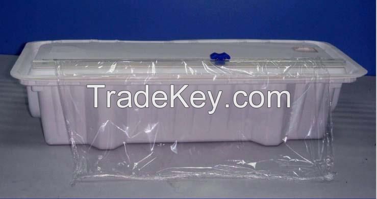 Plastic Box Disposable for Cling Film Aluminum Foil