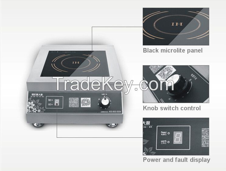 5000W Commercial Countertop Induction Heater/Cooktop