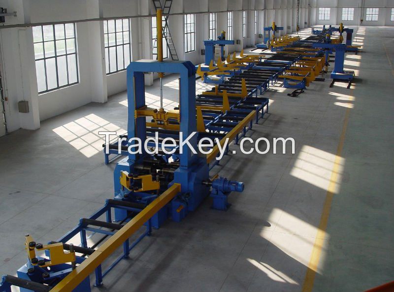 H Beam Automatic Assembly Machine Combined H beam  with CO2 Wewlder