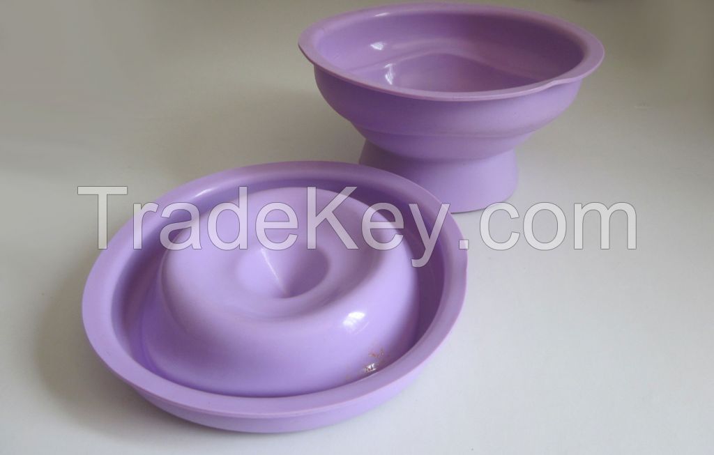 Silicone collapsible bowl