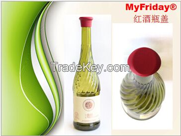 Silicone gel bottle cover