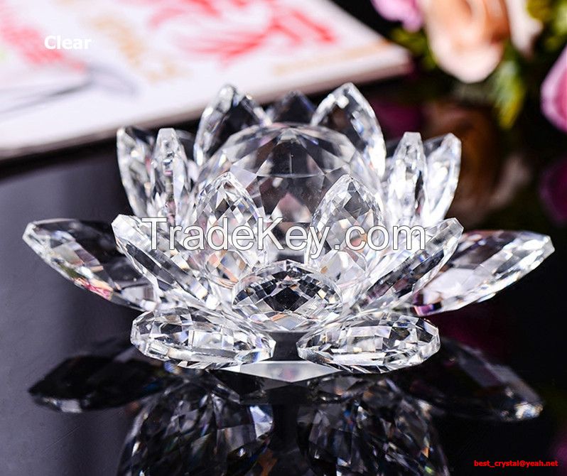 Crystal Lotus,Crystal Gift,Glass Lotus