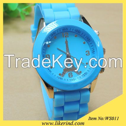 Eiffel Tower silicone watch