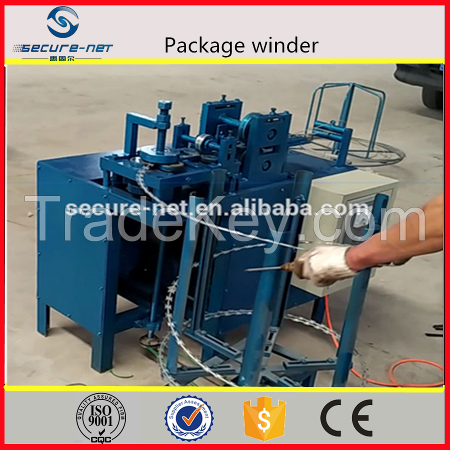 Razor barbed wire mesh making machine (Direct factory)