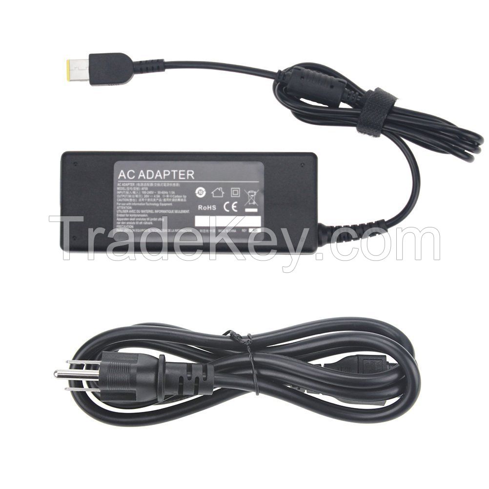 65W Power Adapter for IBM Lenovo ThinkPad X201 Edge E535 L410 R60 T400 Series and so on 20V 3.25A