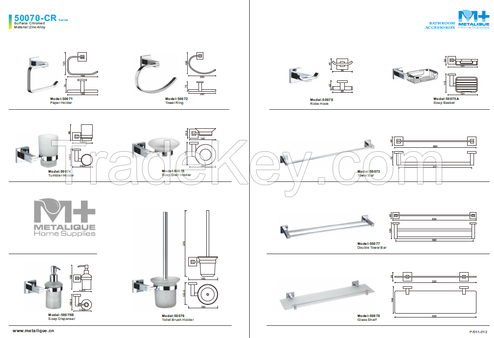 Bathroom Accessory, Faucets and Head Showers