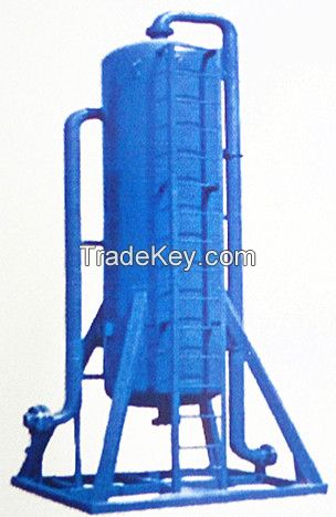 Oil drilling mud solid control mud gas separator