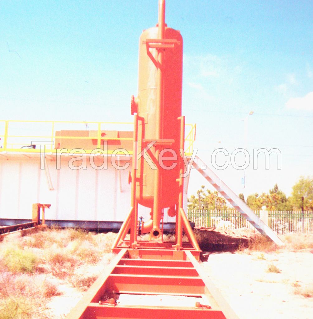 oil drilling mud solid control mud gas separator