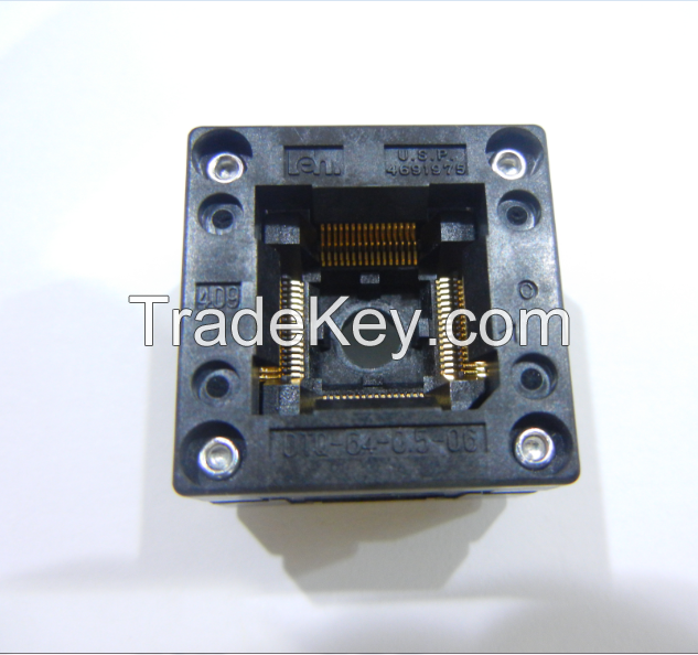 Enplas IC Test Sockets OTQ-64-0.5-06  QFP64PIN  0.5mmpitch in stock