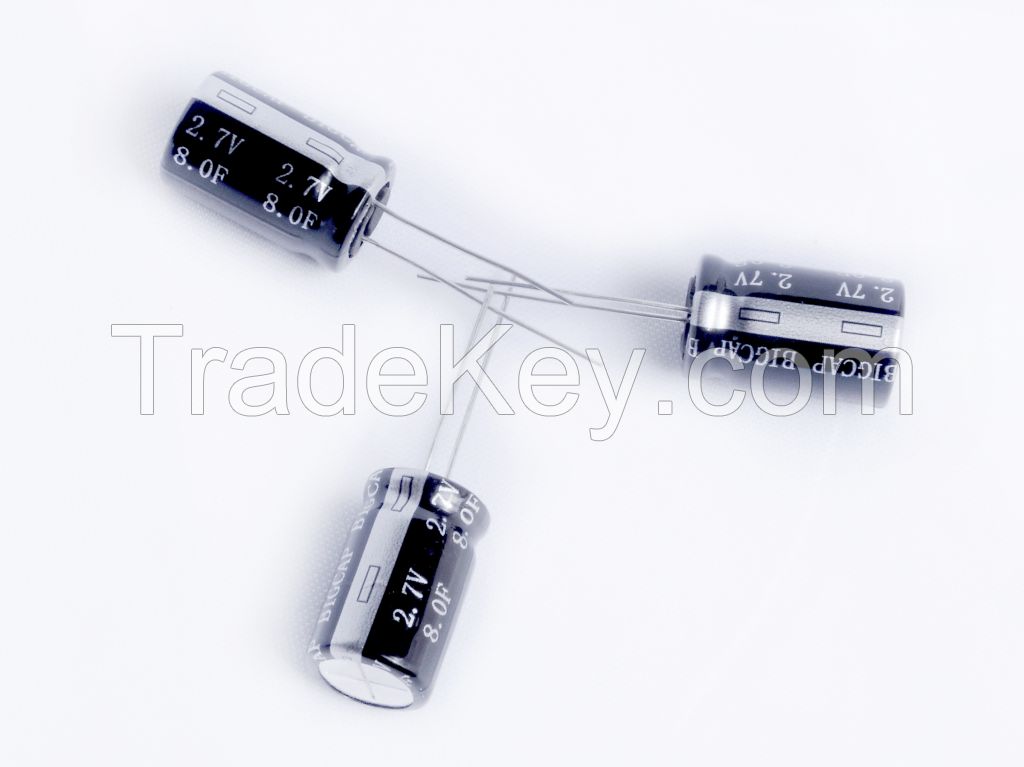 High power supercapacitor 2.8V 0.5f/1.0f/30f/100f/360f/700f EDLC