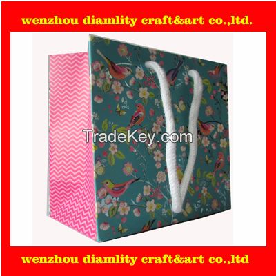 2016 new popular shopping paper bags/custom paper bags for gift