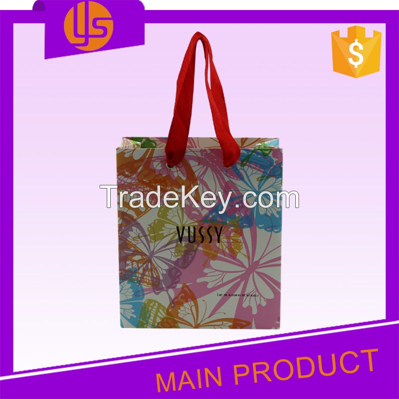 Wholesale Fancy Cheap Customized Shopping Paper Gift Bag 