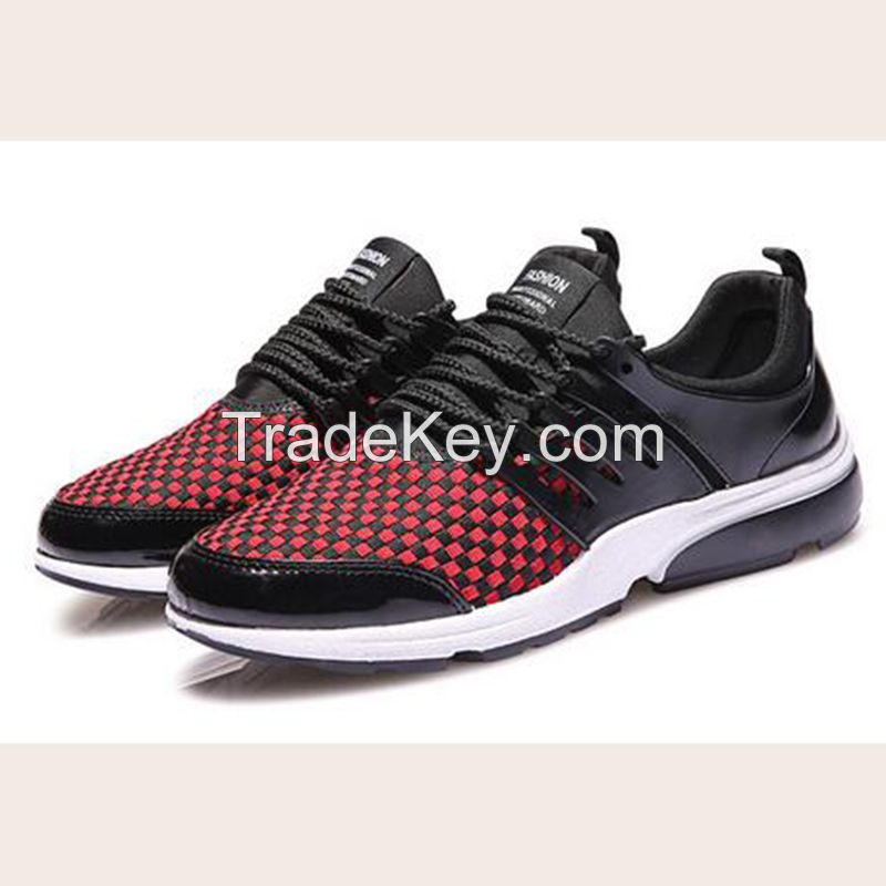 Cheapest Sneakers New Korean Fashion Breathable Mixed Colors Casual Sports Shoes Red Black