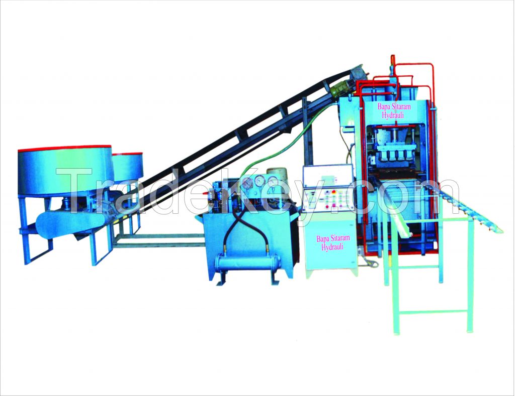 Fly ash brick making machine