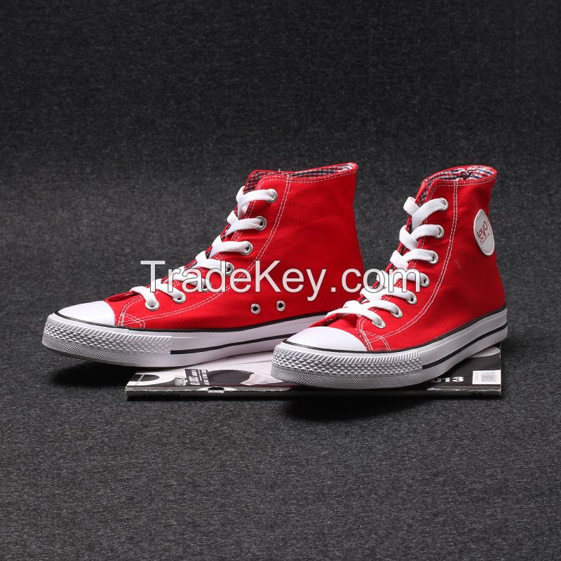 men casual shoes classic canvas shoe high-cut sneaker