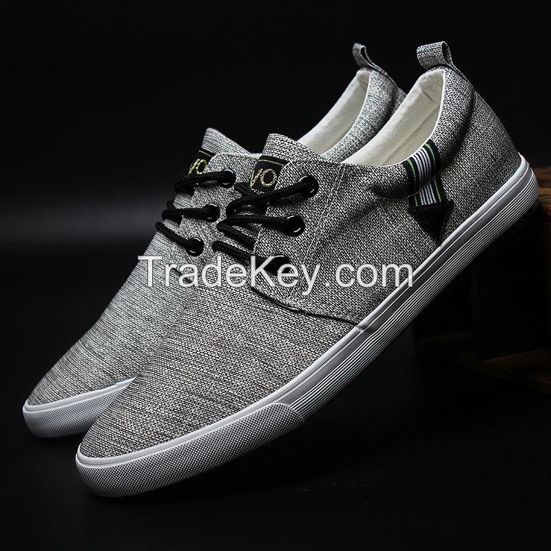 leyo 2016 summer man casual shoes canvas shoes vulcanized shoe lace-up sneaker