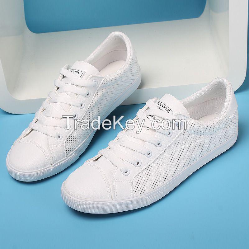 leyo 2016 summer man casual shoes pu shoes vulcanized shoe lace-up sneaker