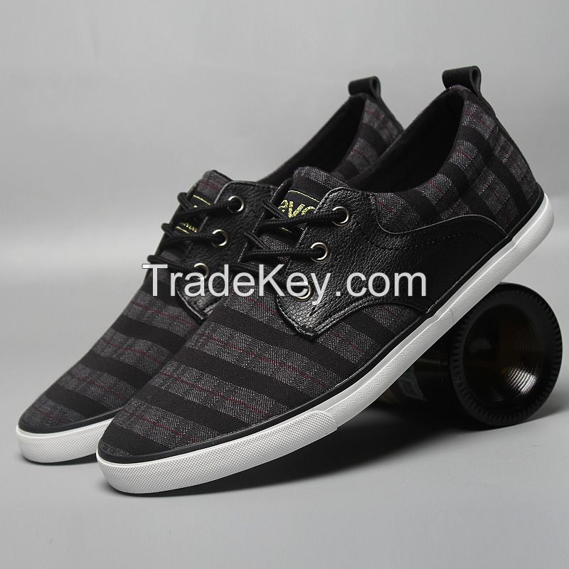 LEYO summer man shoes black or navy color casual shoes fashion lace-up sneaker