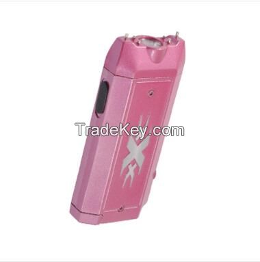 X6 Portable Mini Stun Gun For Self Defense Electric Shock Flashlight Outdoor Hiking Torch