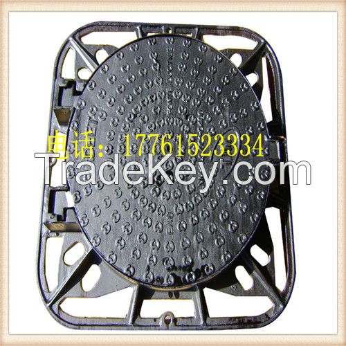 Ductile Iron Manhole Cover Drain cover Solid D400 OEM sewer drain covers