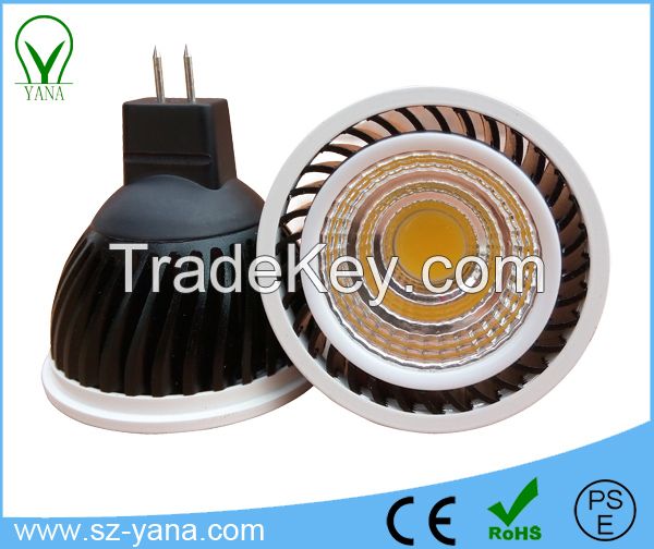 COB GU10 MR16 GU5.3 E27 3W 4W 5W 7W 80LM/W led spotlight / led spot light