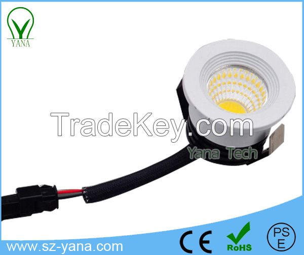 3W COB led mini Jewelry led downlight / led down light