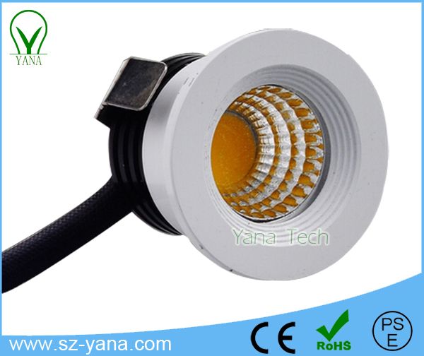 3w Cob Led Mini Jewelry Led Downlight / Led Down Light