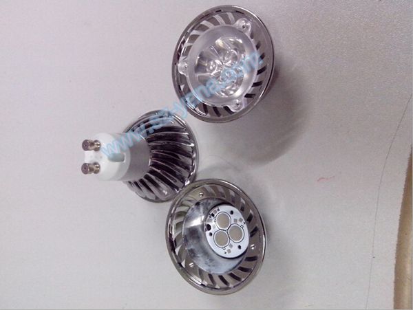 3*1w Gu10 E27 Gu5.3 Mr16 Ac12v Dc12v Ac85-265v Led Spot Light