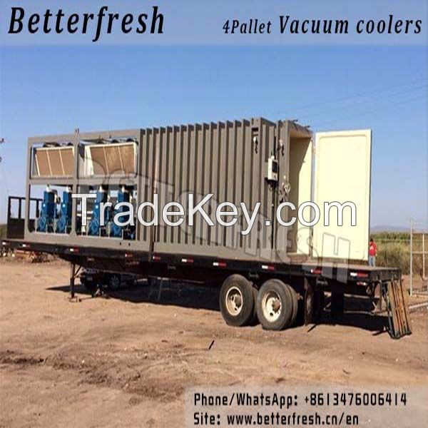 Dongguan Betterfresh pre coolers Vacuum coolers for vegetables Cauliflower Kohlrabi Cress Bread Lettuce Broccoli