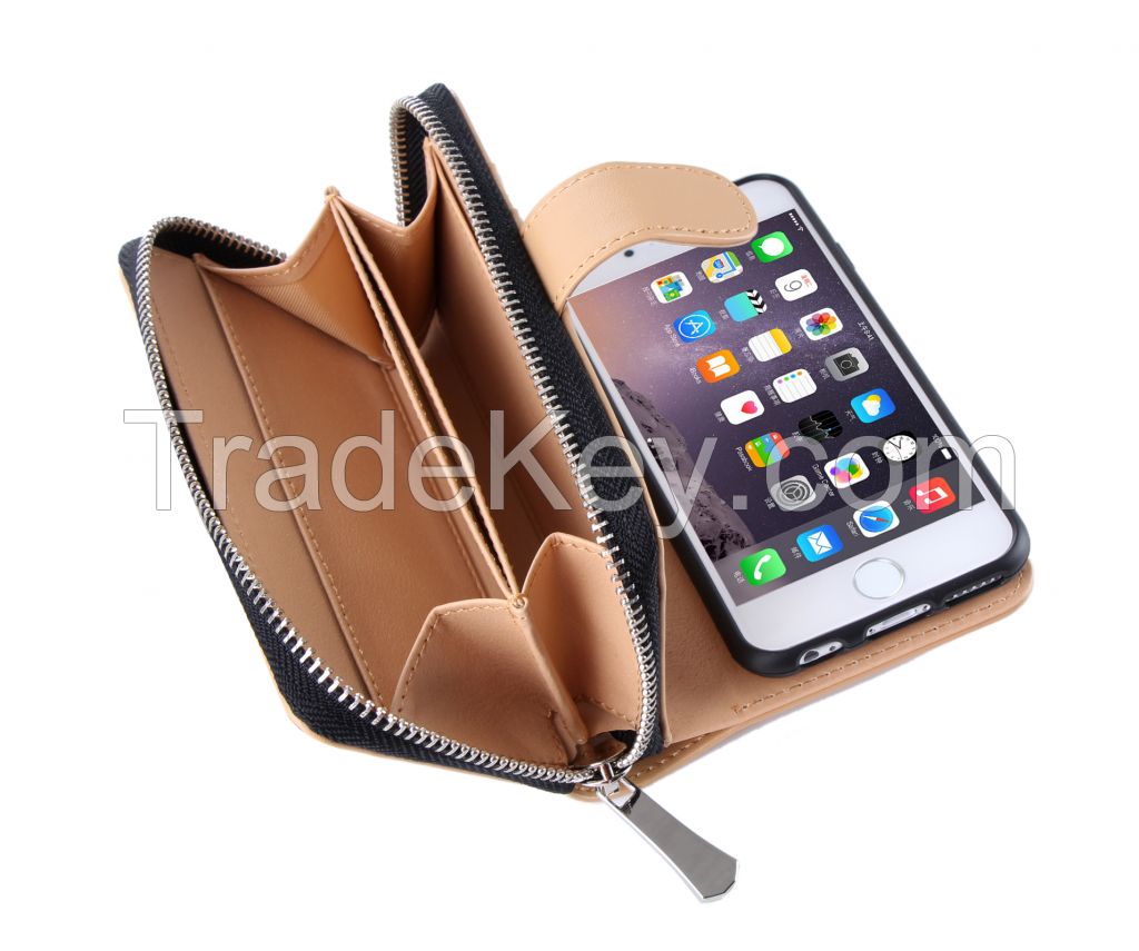 Good Quality China Supplier 5.5 Inch Wallet Phone Case For iPhone 6s plus