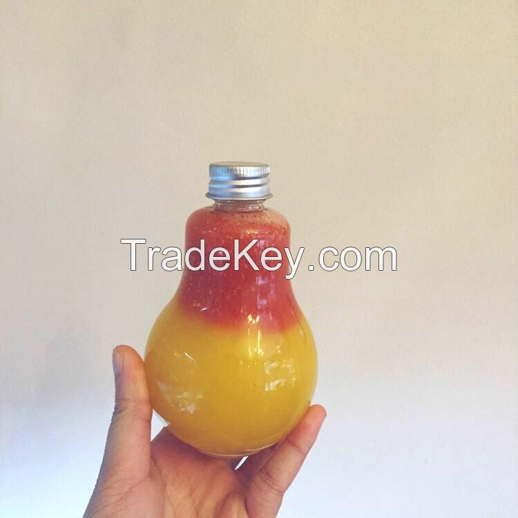 Supply bottles personality The light bulb bottles Juice bottles of apple vinegar bottle