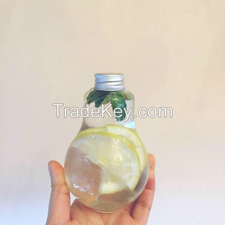 Supply bottles personality The light bulb bottles Juice bottles of apple vinegar bottle