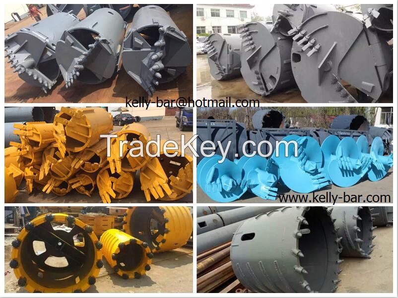 Drilling rig piling machine drilling buckets, drilling auger, Core barrel, Gerabox