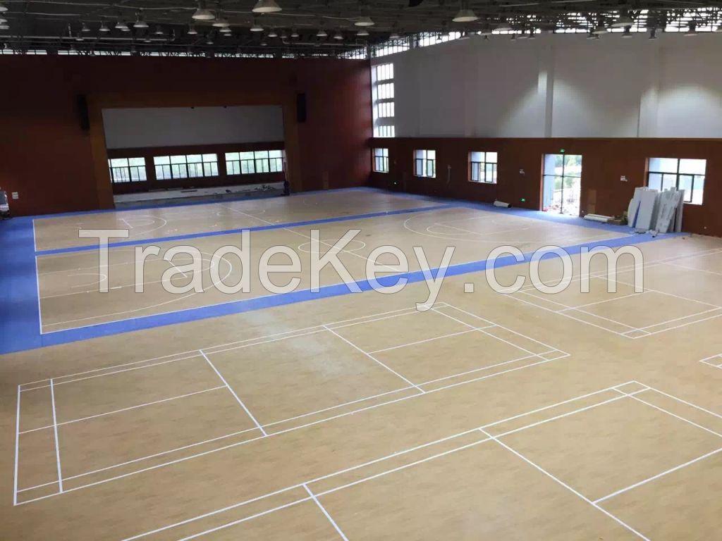 indoor sports floor vinyl PVC floor for gyms