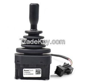 RunnTech 7919040093 Linde Joystick  Self-centering forklift LLC dual axis controls Potentiometer  spring-centered single lever Load Control fingertip control of all load movements hydraulic controls forklift desplazador Carretilla controller