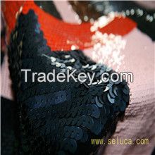 Seluca textile lace fabric embroidery sequins taping embroidery