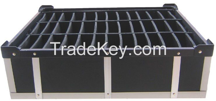 Conductive/ Electrostatic discharge polypropylene hollow sheet box/ container