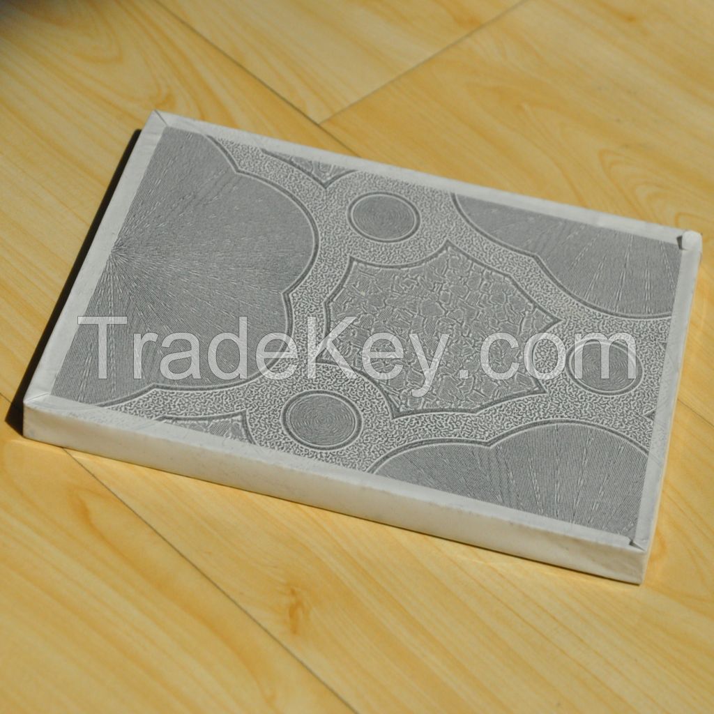 White and colored pvc laminated gypsum ceiling board