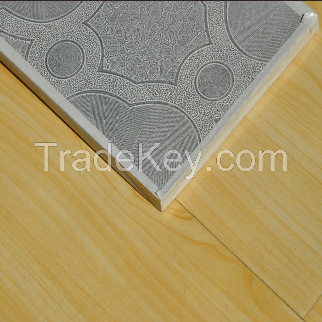 White and colored pvc laminated gypsum ceiling board