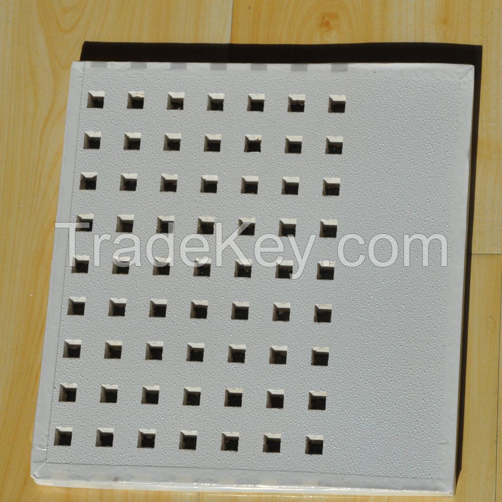 Waterstop roof materials sheet rigid perforated pvc gypsum ceiling board