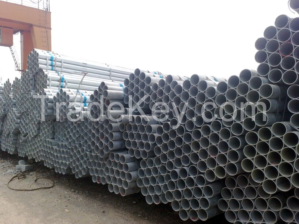 Round Q235 Pre-Galvanized Steel Pipe