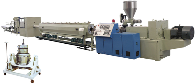 PVC pipe extrusion line