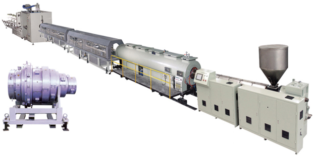 HDPE pipe extrusion line