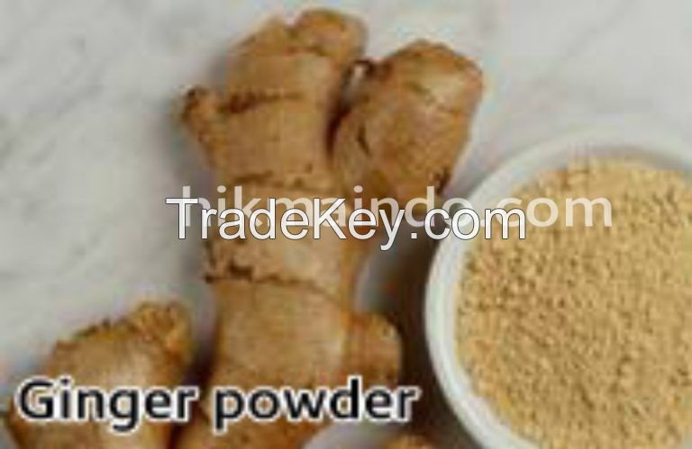 Ginger powder-washed, sliced and dried