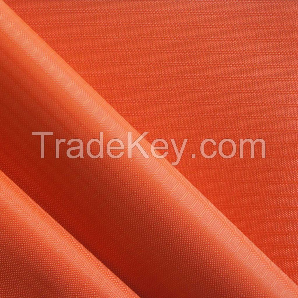 Polyester Ripstop PVC/PU Double Yarn Polyester Fabric