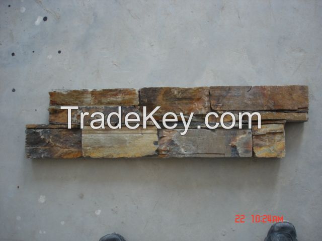Rusty Slate Ledges Stone