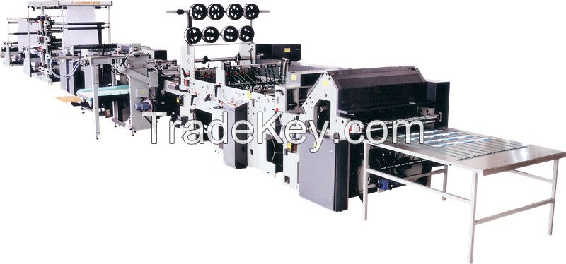 full automatic exercise book production line(dual paper paths)